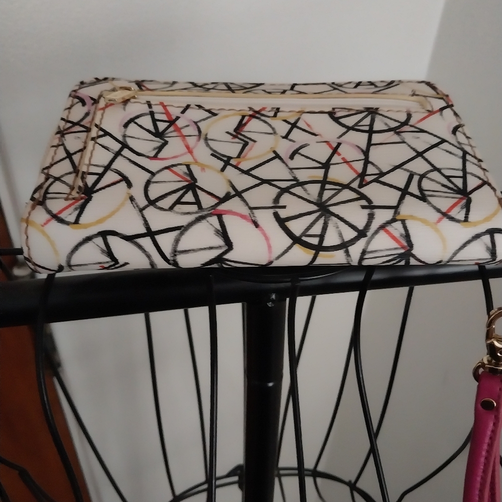 Fossil Abstract Geometric Patterned Bike/wheels Excellent Condition - Picture 2 of 7
